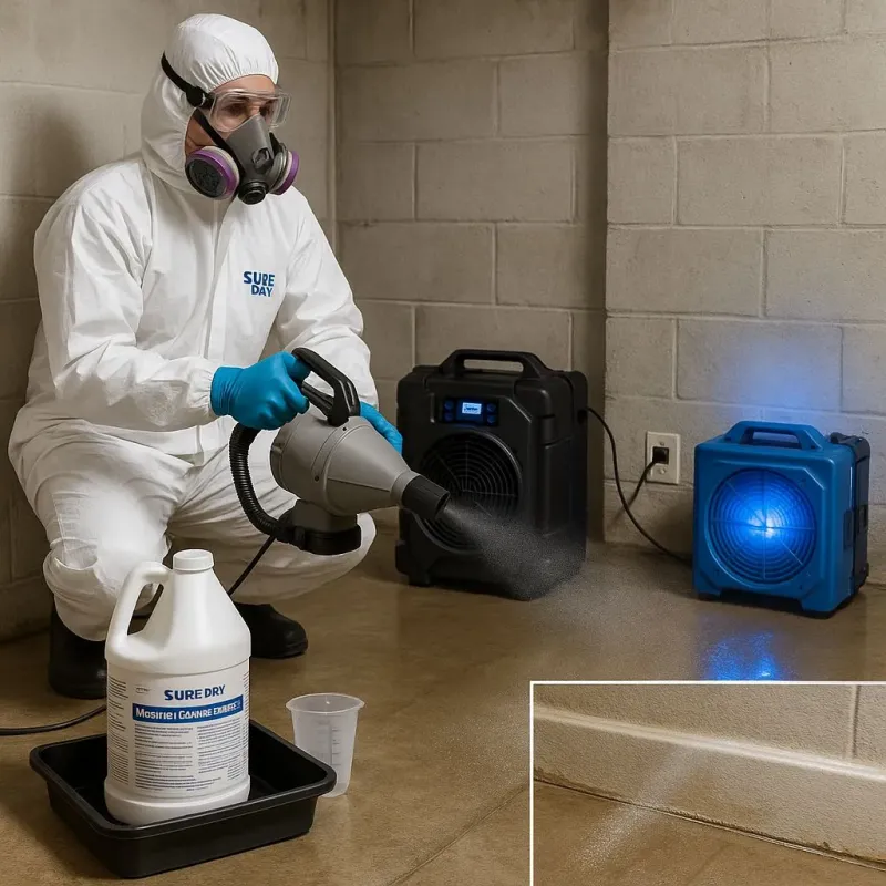 Sanitization and Odor Removal process in Leonville, LA